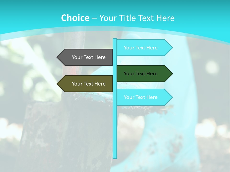 White Equipment Industry PowerPoint Template