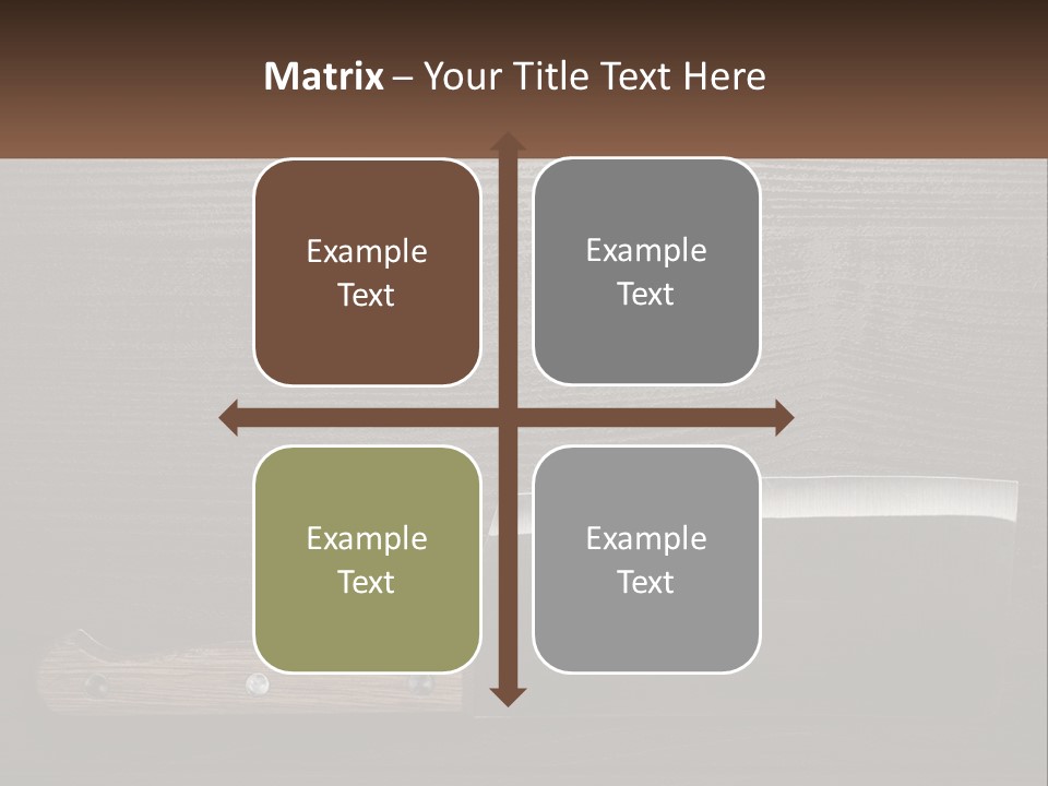 Cold White Power PowerPoint Template