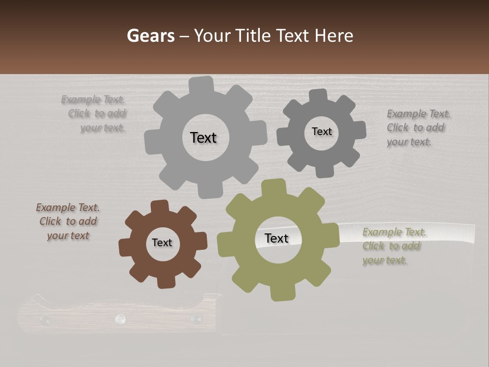 Cold White Power PowerPoint Template