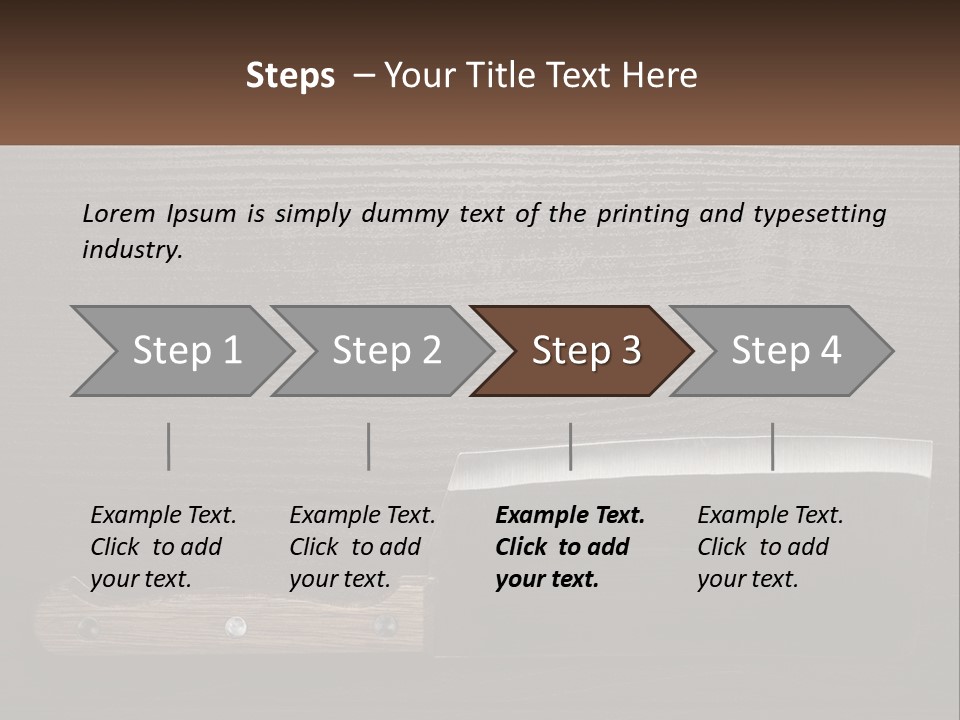 Cold White Power PowerPoint Template