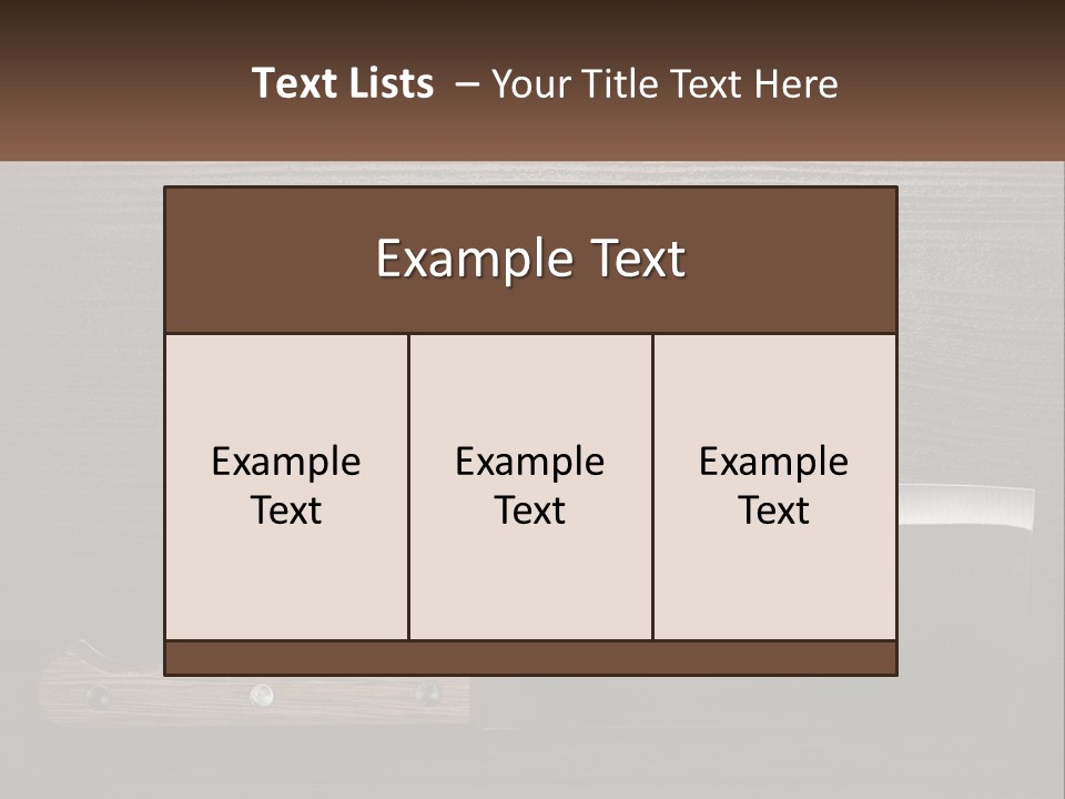 Cold White Power PowerPoint Template