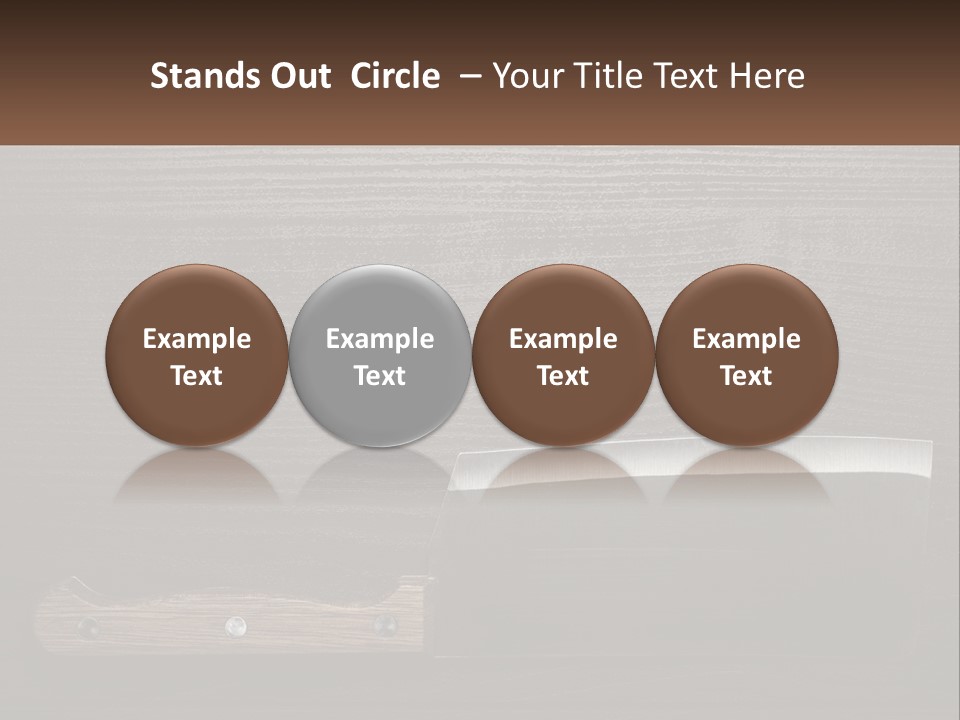 Cold White Power PowerPoint Template