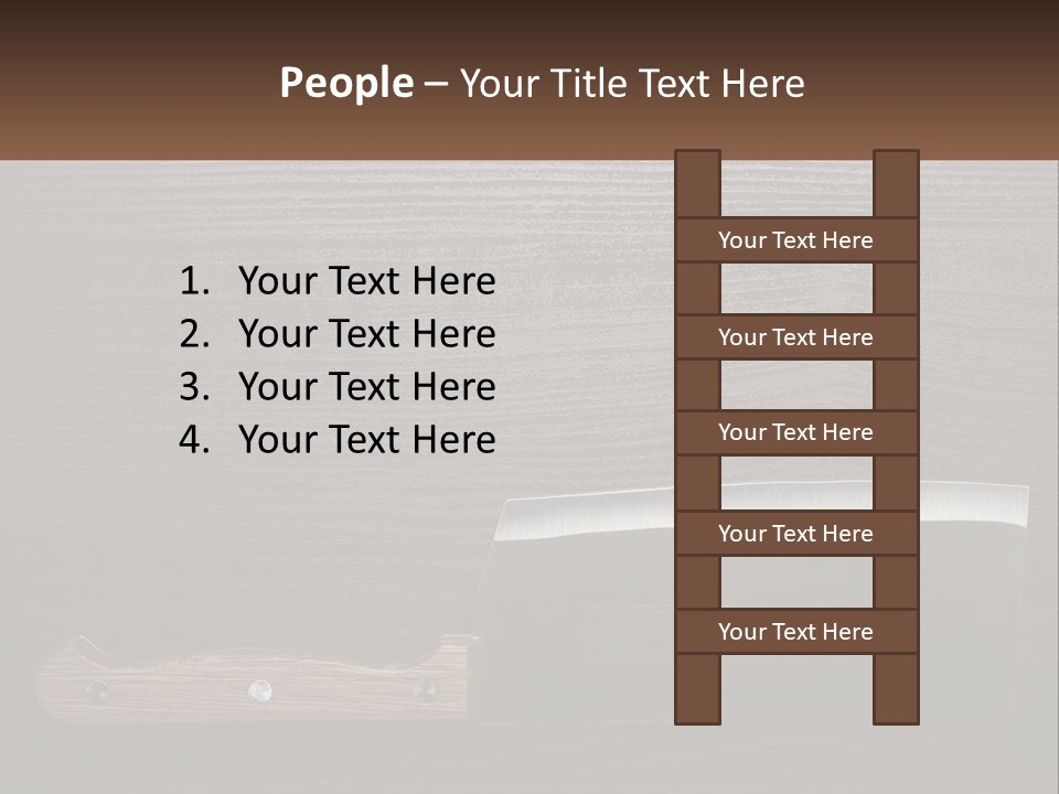 Cold White Power PowerPoint Template