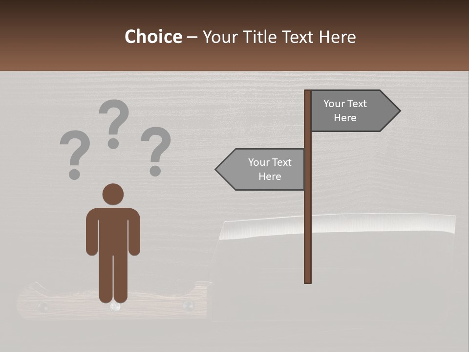 Cold White Power PowerPoint Template