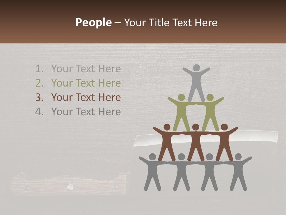 Cold White Power PowerPoint Template