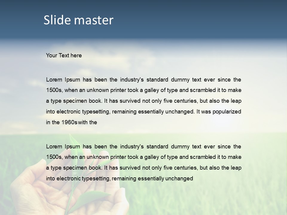 Cooling Remote Air PowerPoint Template