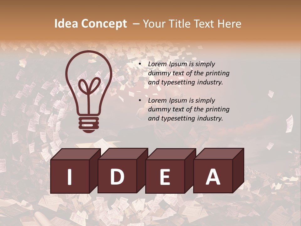 Switch Heat White PowerPoint Template