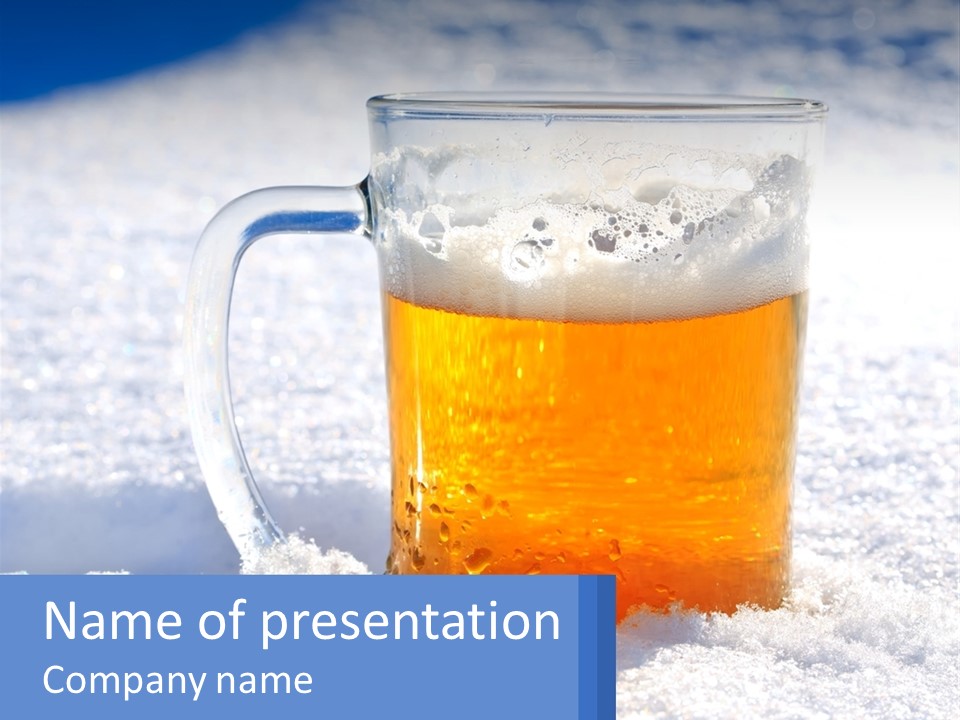 Cold Energy Remote PowerPoint Template
