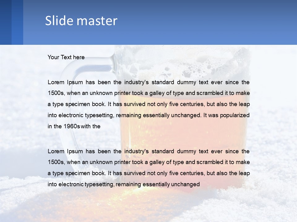 Cold Energy Remote PowerPoint Template