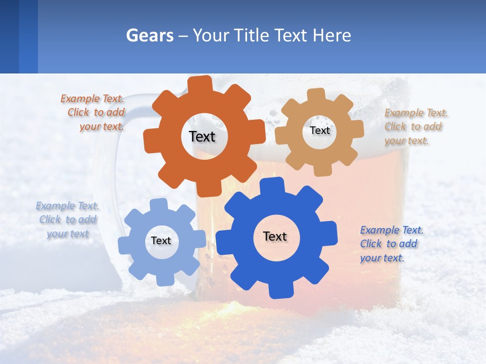 Cold Energy Remote PowerPoint Template