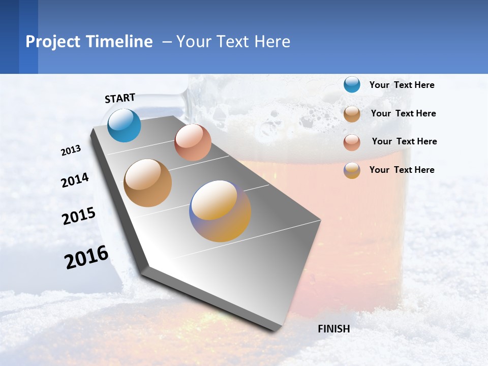 Cold Energy Remote PowerPoint Template