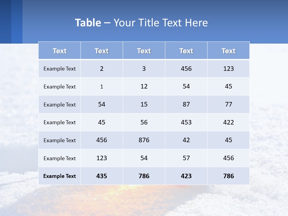 Cold Energy Remote PowerPoint Template