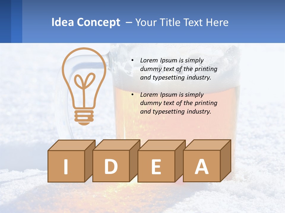 Cold Energy Remote PowerPoint Template