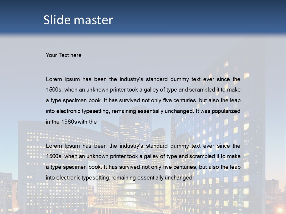 Supply Technology Part PowerPoint Template