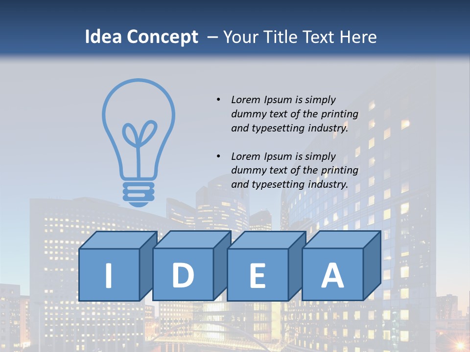 Supply Technology Part PowerPoint Template