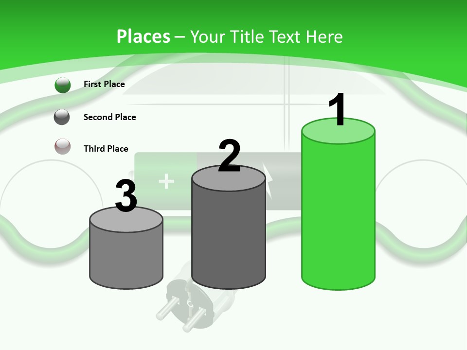 White Air Energy PowerPoint Template