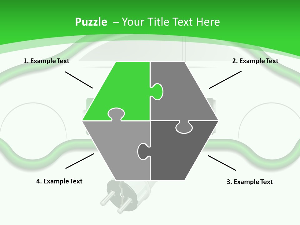 White Air Energy PowerPoint Template