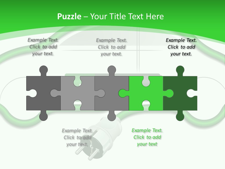 White Air Energy PowerPoint Template