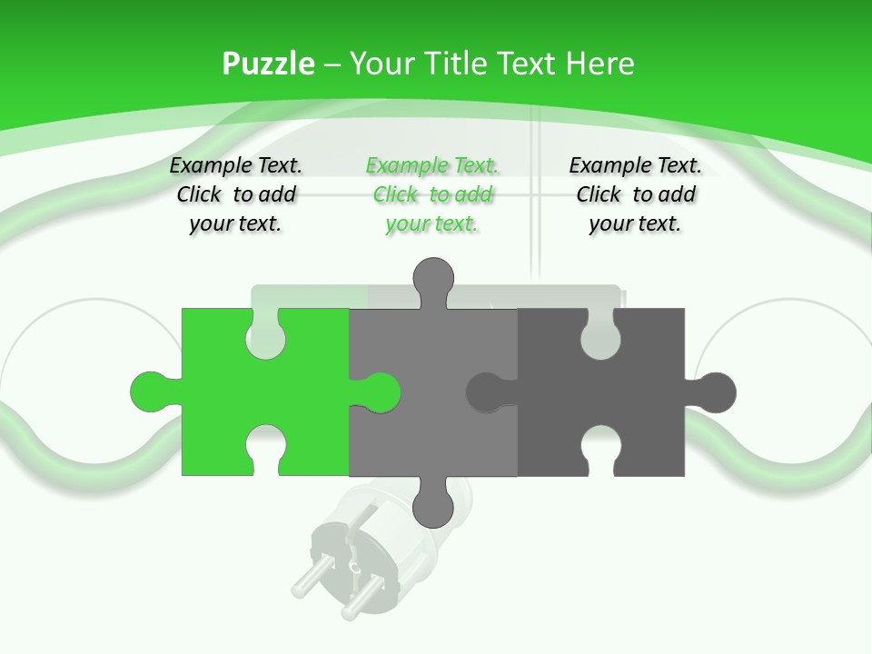 White Air Energy PowerPoint Template