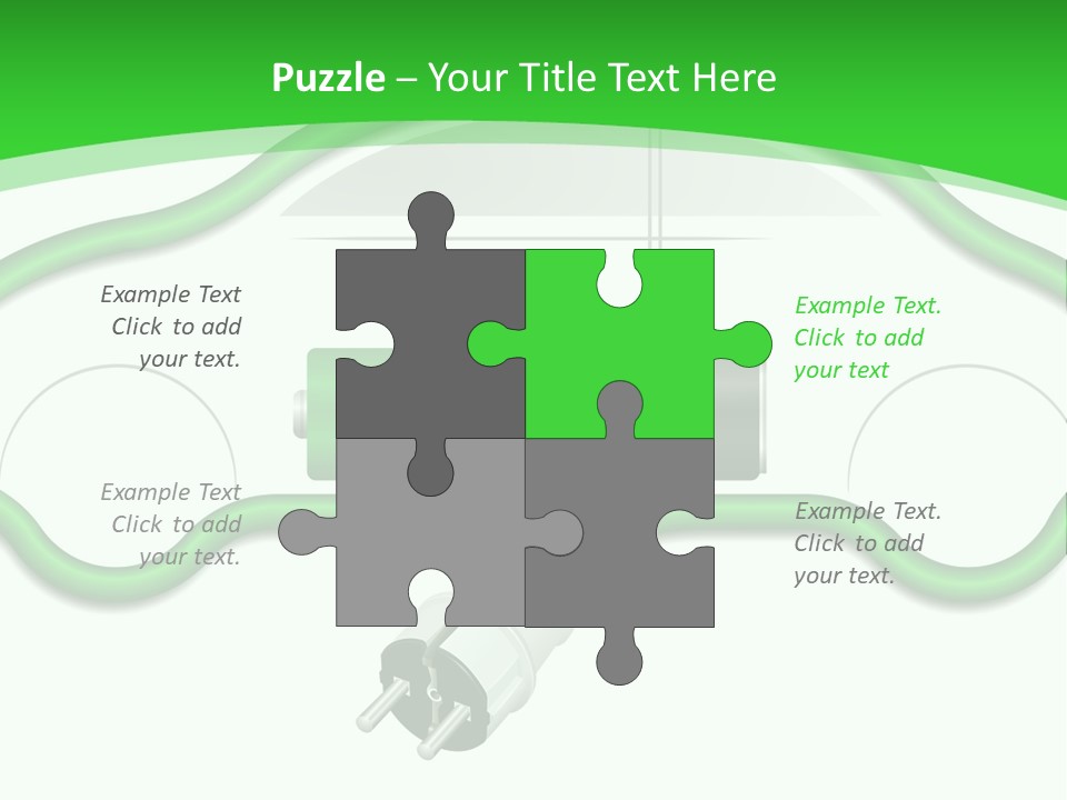 White Air Energy PowerPoint Template