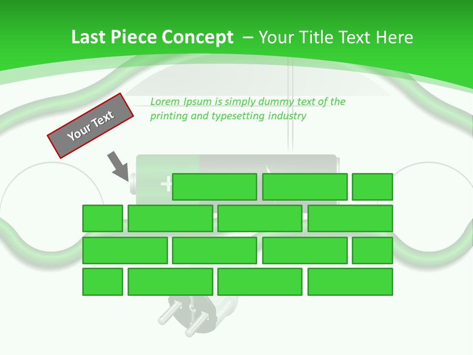 White Air Energy PowerPoint Template