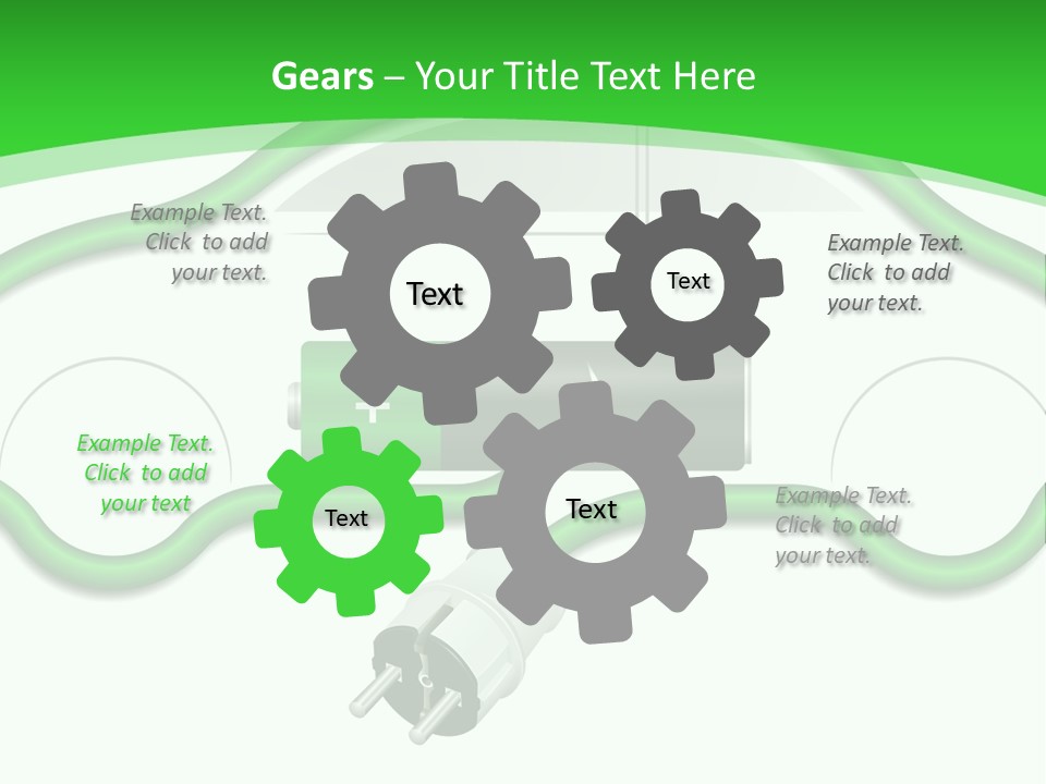 White Air Energy PowerPoint Template