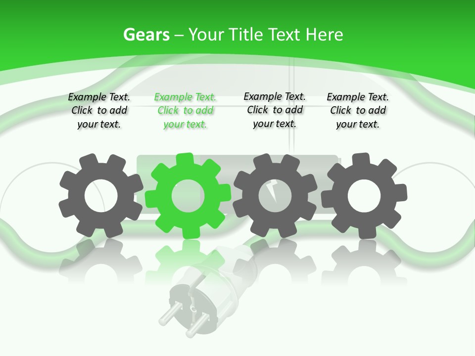 White Air Energy PowerPoint Template