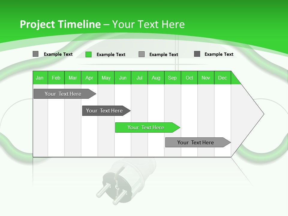 White Air Energy PowerPoint Template