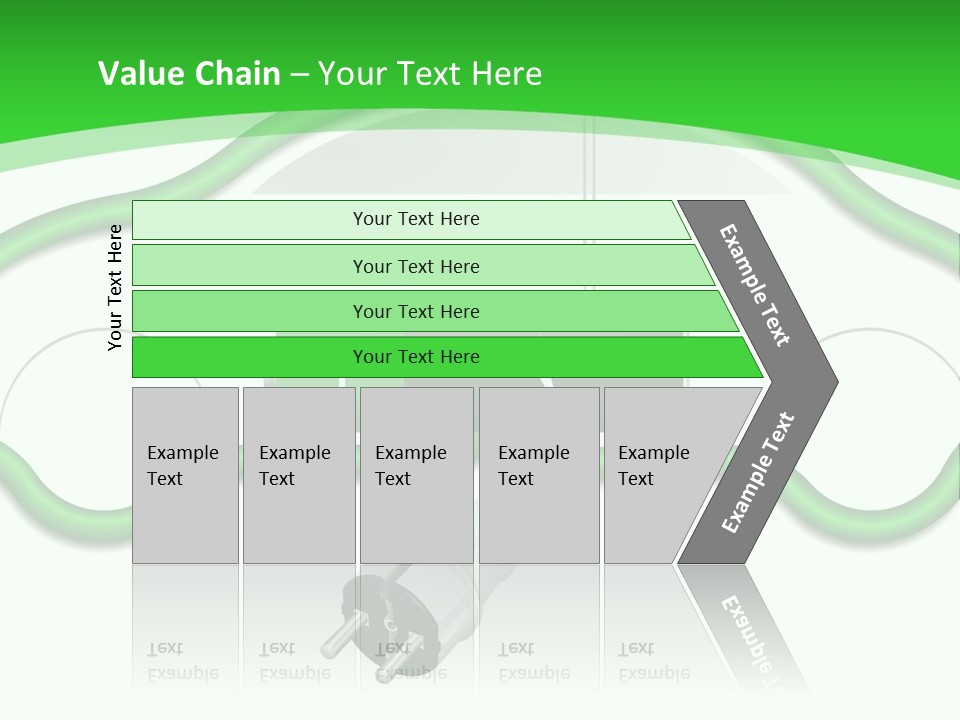 White Air Energy PowerPoint Template