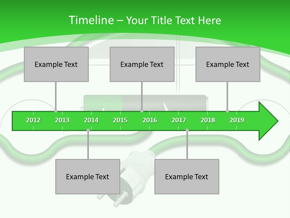 White Air Energy PowerPoint Template