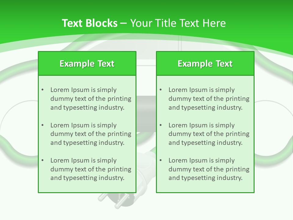 White Air Energy PowerPoint Template