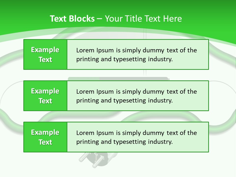 White Air Energy PowerPoint Template
