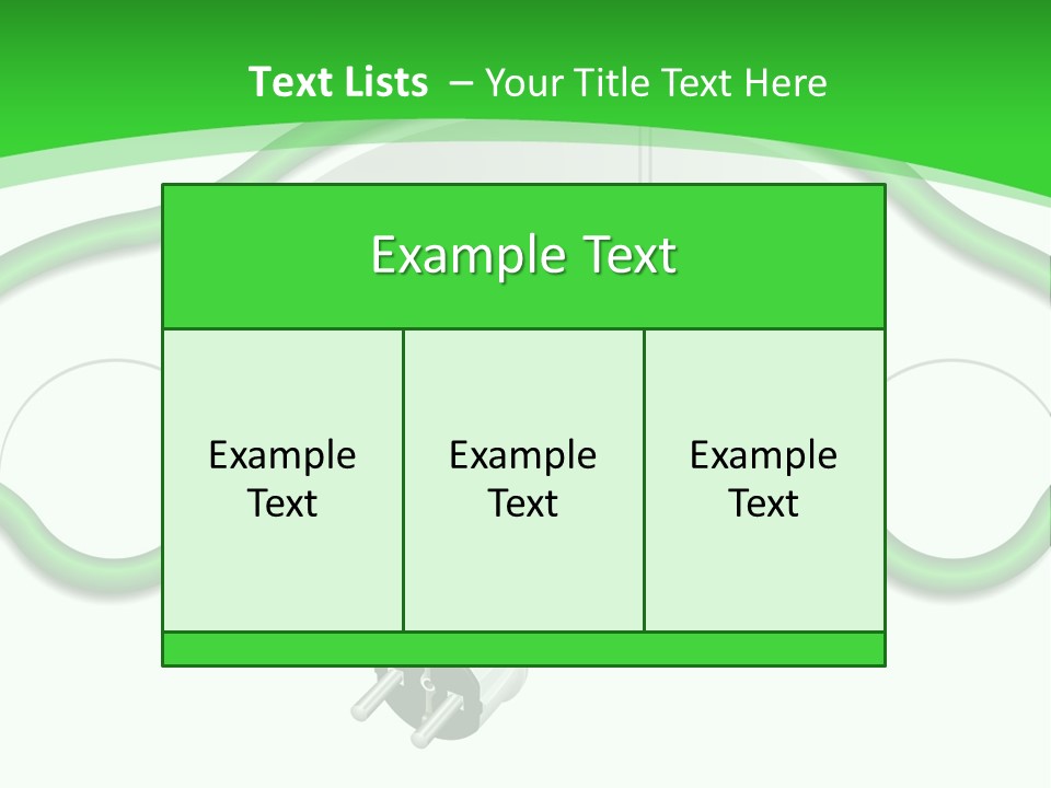 White Air Energy PowerPoint Template