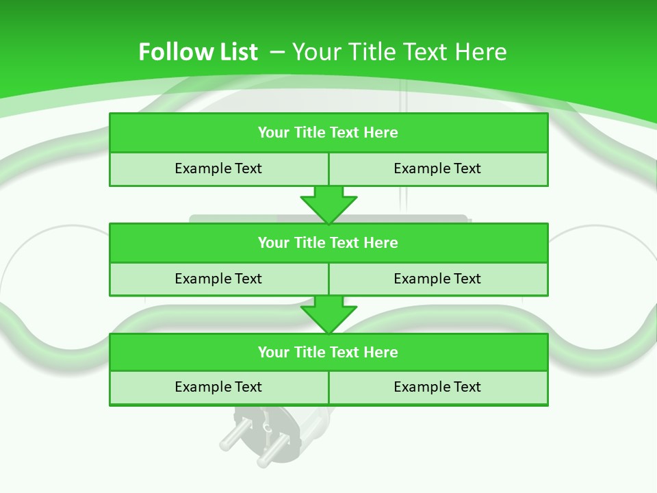 White Air Energy PowerPoint Template