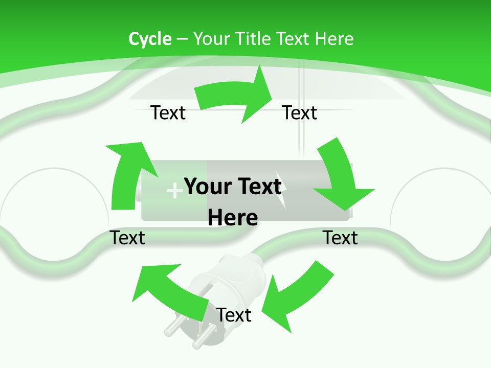 White Air Energy PowerPoint Template