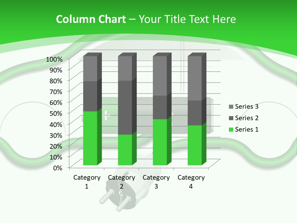 White Air Energy PowerPoint Template