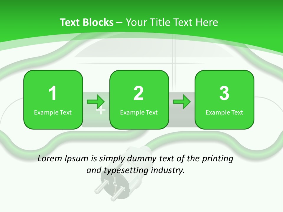 White Air Energy PowerPoint Template