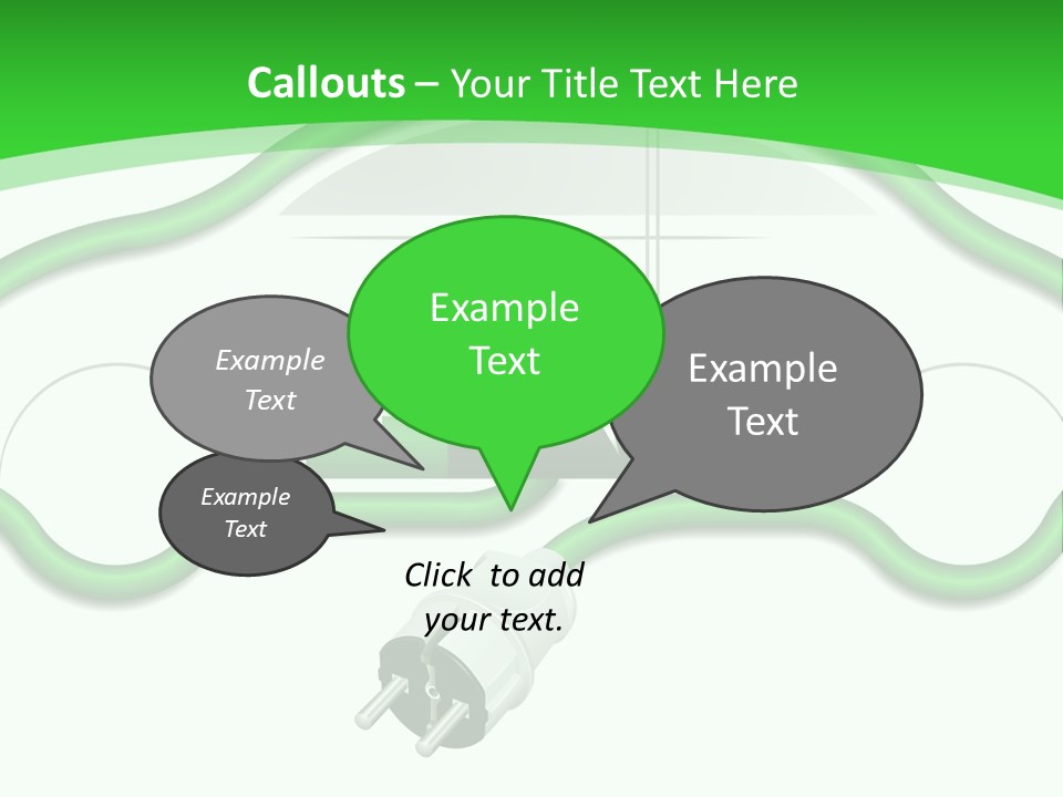 White Air Energy PowerPoint Template