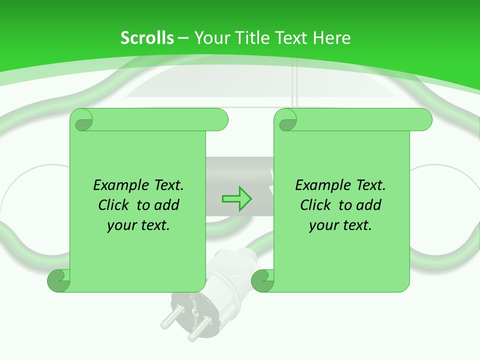 White Air Energy PowerPoint Template