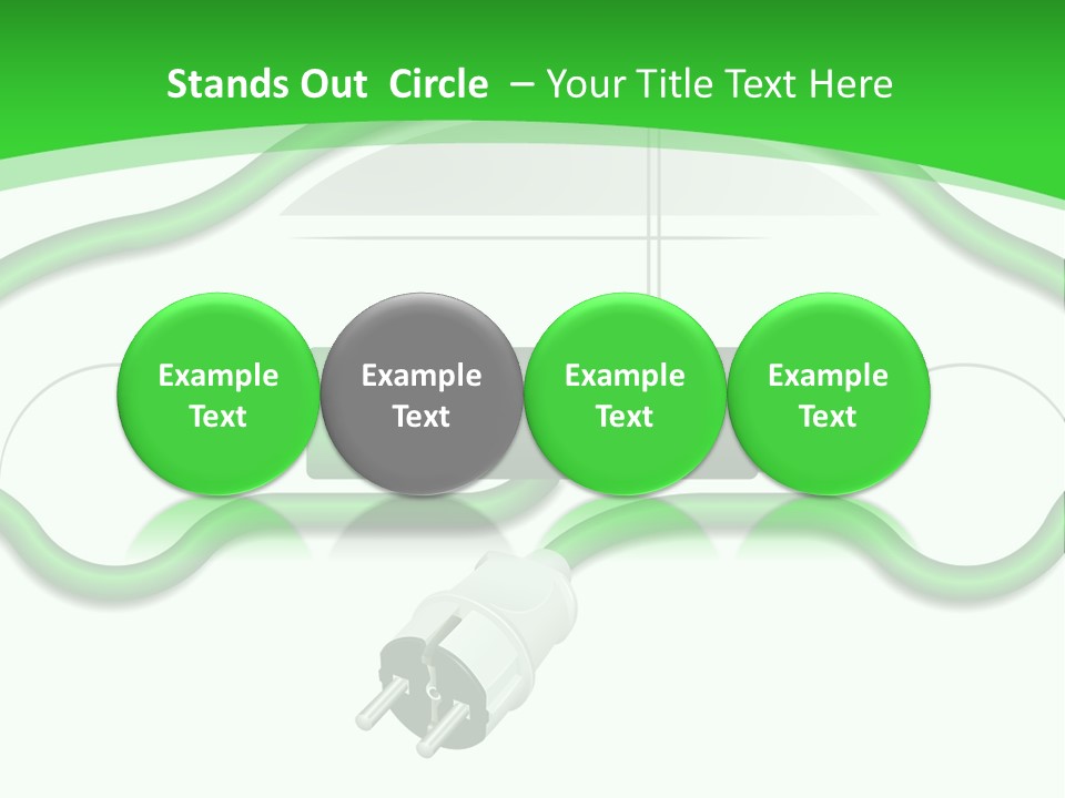 White Air Energy PowerPoint Template