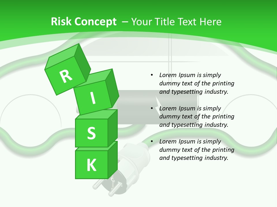 White Air Energy PowerPoint Template