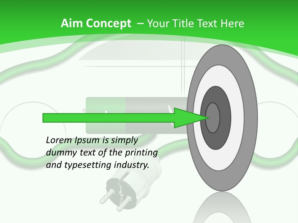 White Air Energy PowerPoint Template