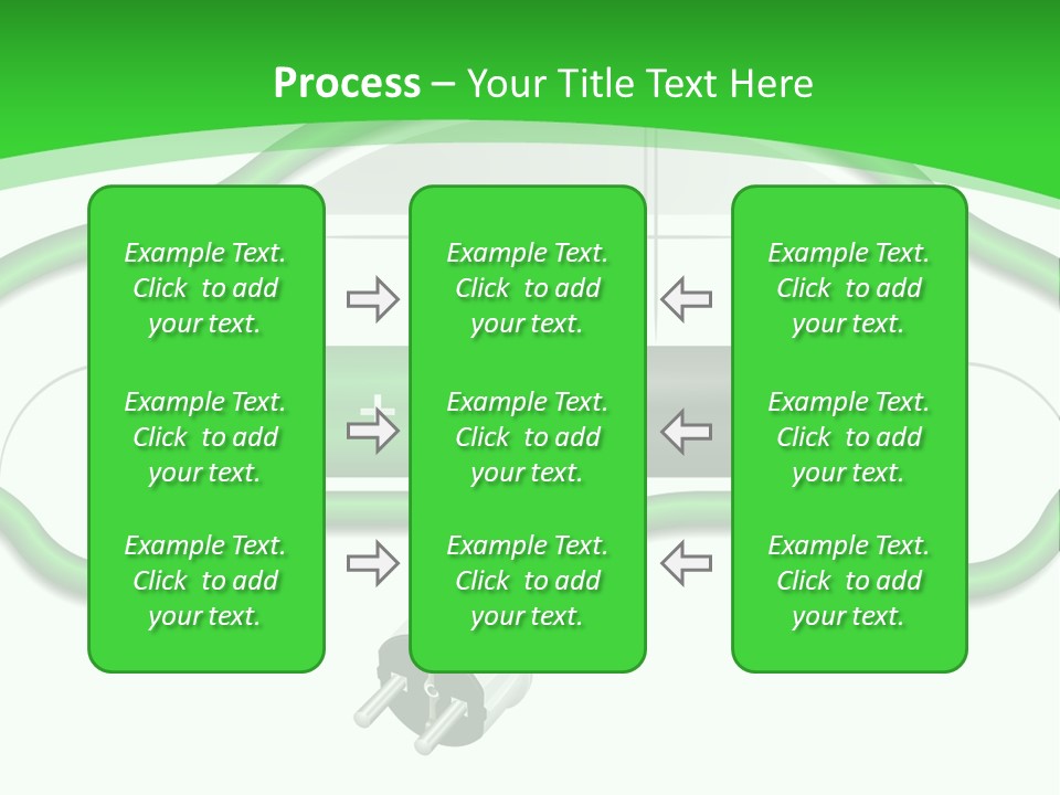 White Air Energy PowerPoint Template