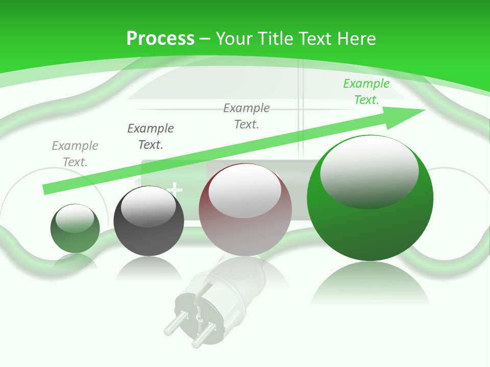 White Air Energy PowerPoint Template