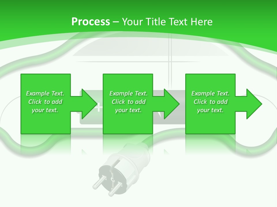White Air Energy PowerPoint Template