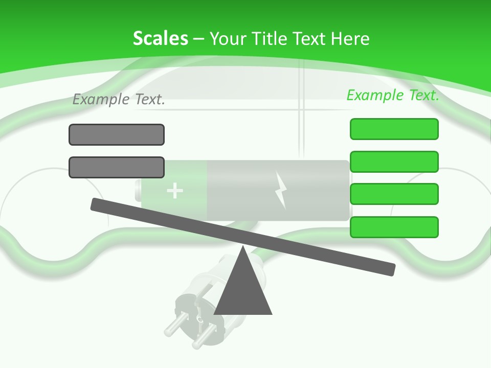 White Air Energy PowerPoint Template