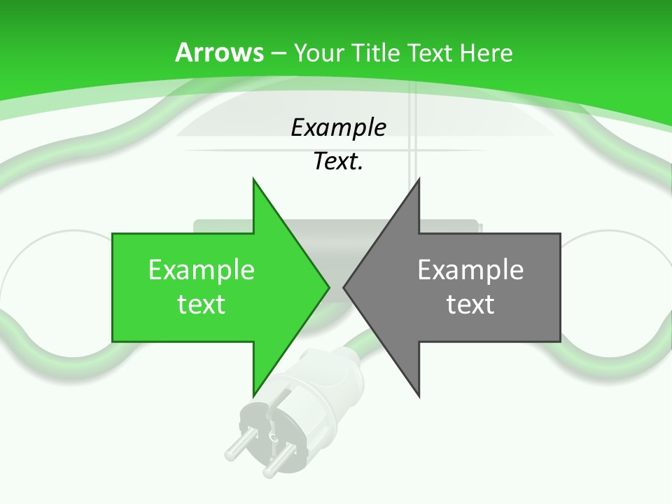 White Air Energy PowerPoint Template