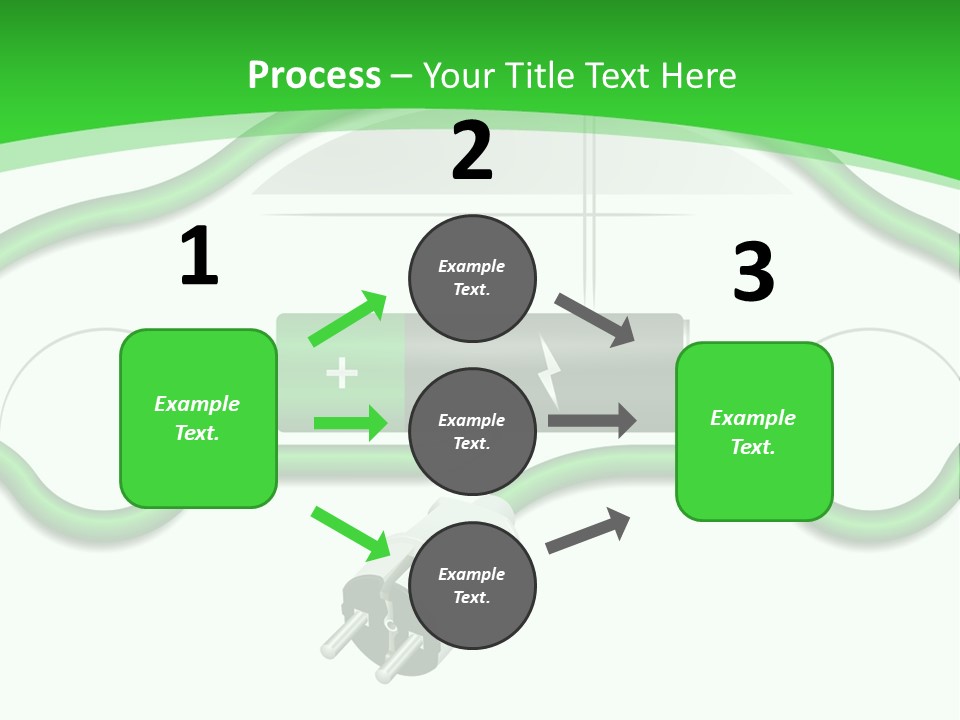 White Air Energy PowerPoint Template