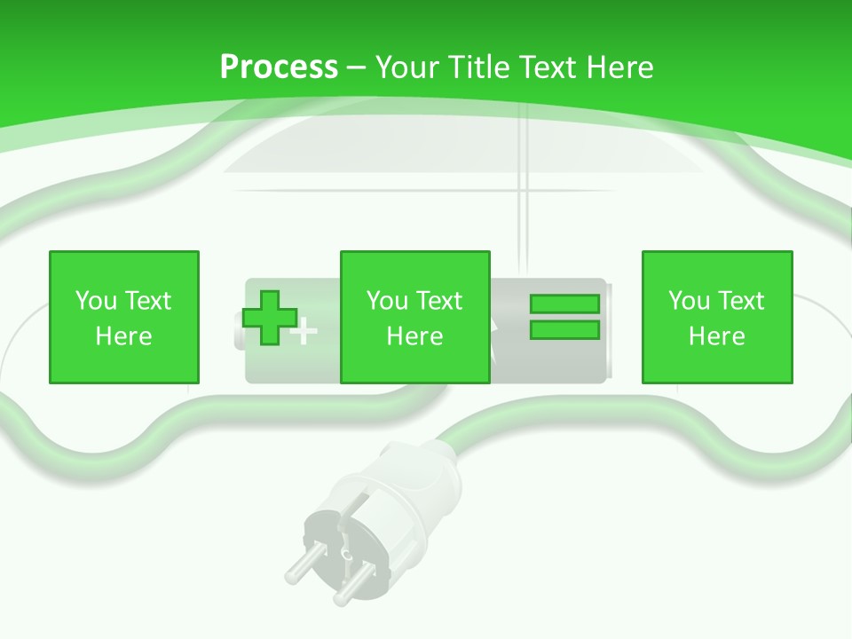 White Air Energy PowerPoint Template