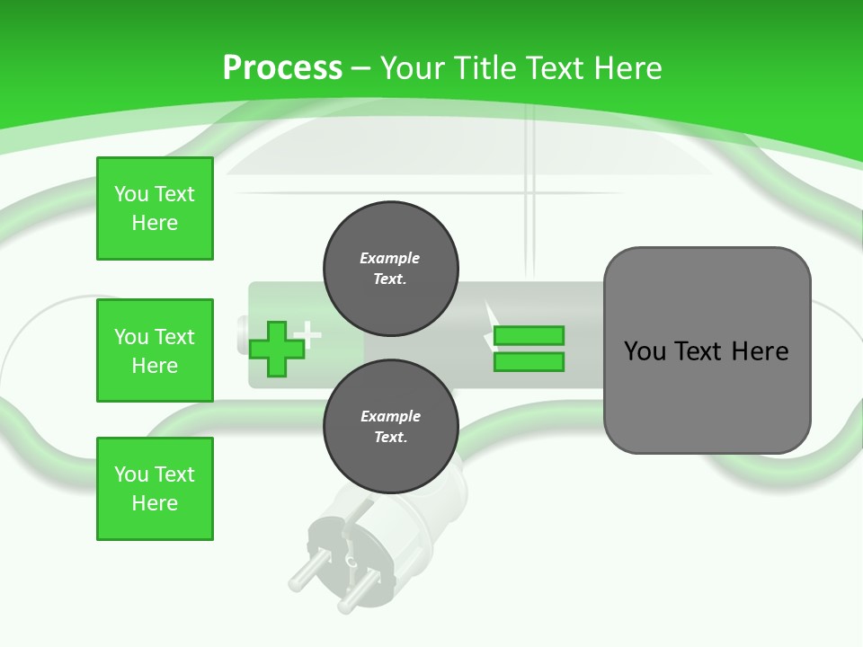 White Air Energy PowerPoint Template